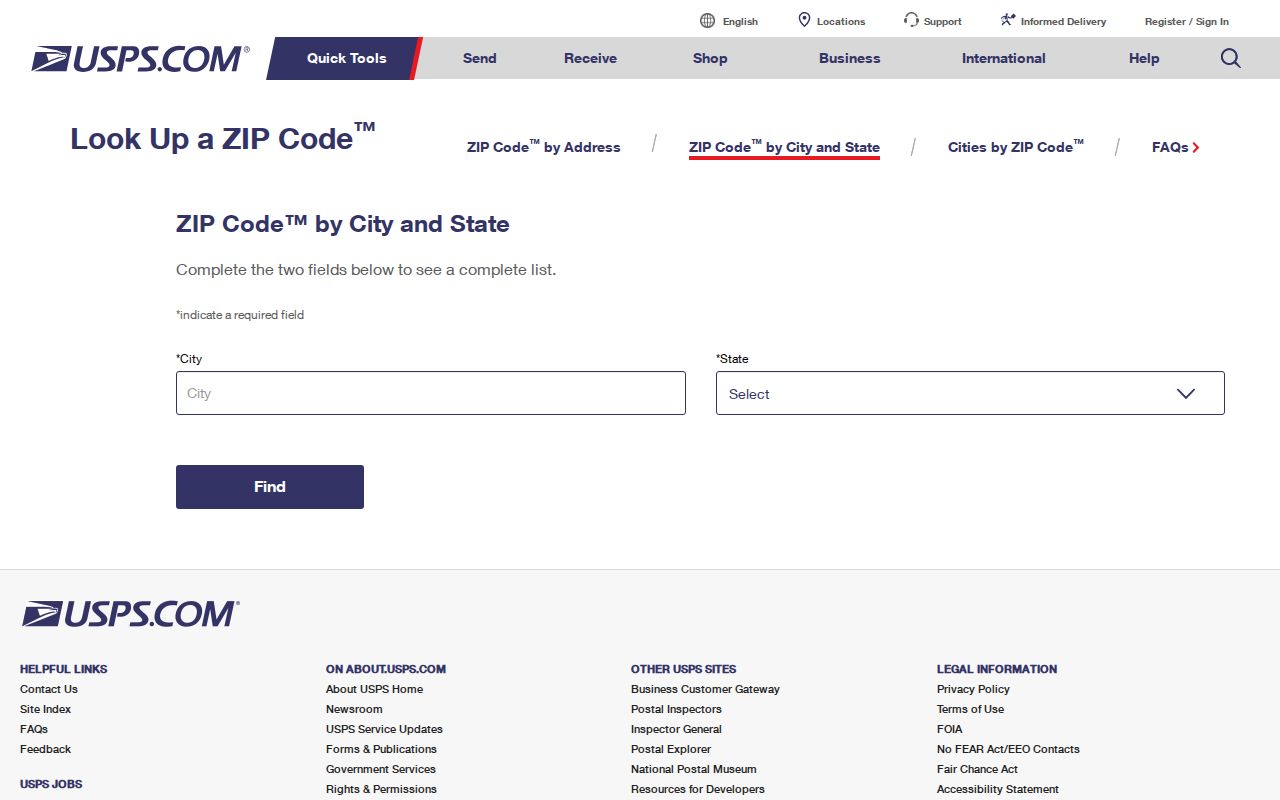 Colerain Township ZIP code directory using the USPS city and state ZIP lookup